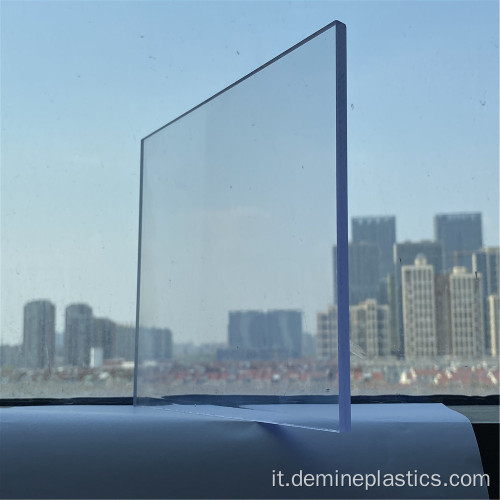 Foglio di plastica per finestre impermeabilizzante in policarbonato